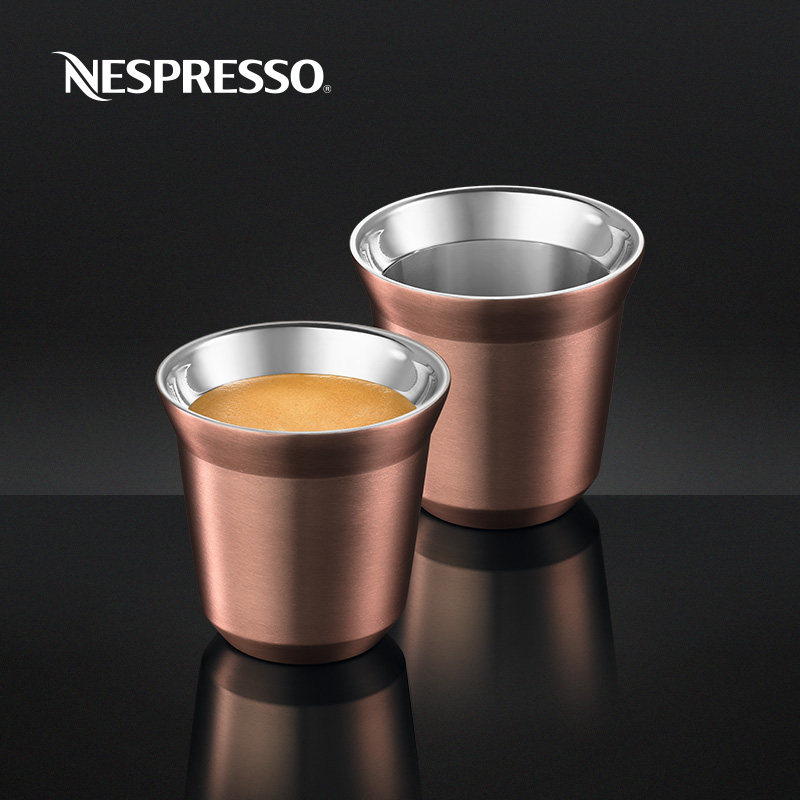 nespresso pixie 意式浓缩咖啡杯(不含搅拌棒)不锈钢咖啡杯