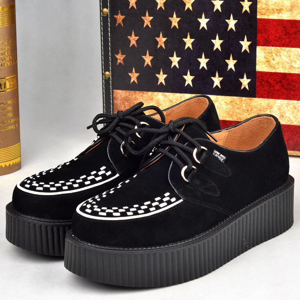 欧美哥特增高厚底男鞋tuk经典原版朋克街头潮男松糕鞋原宿松糕鞋