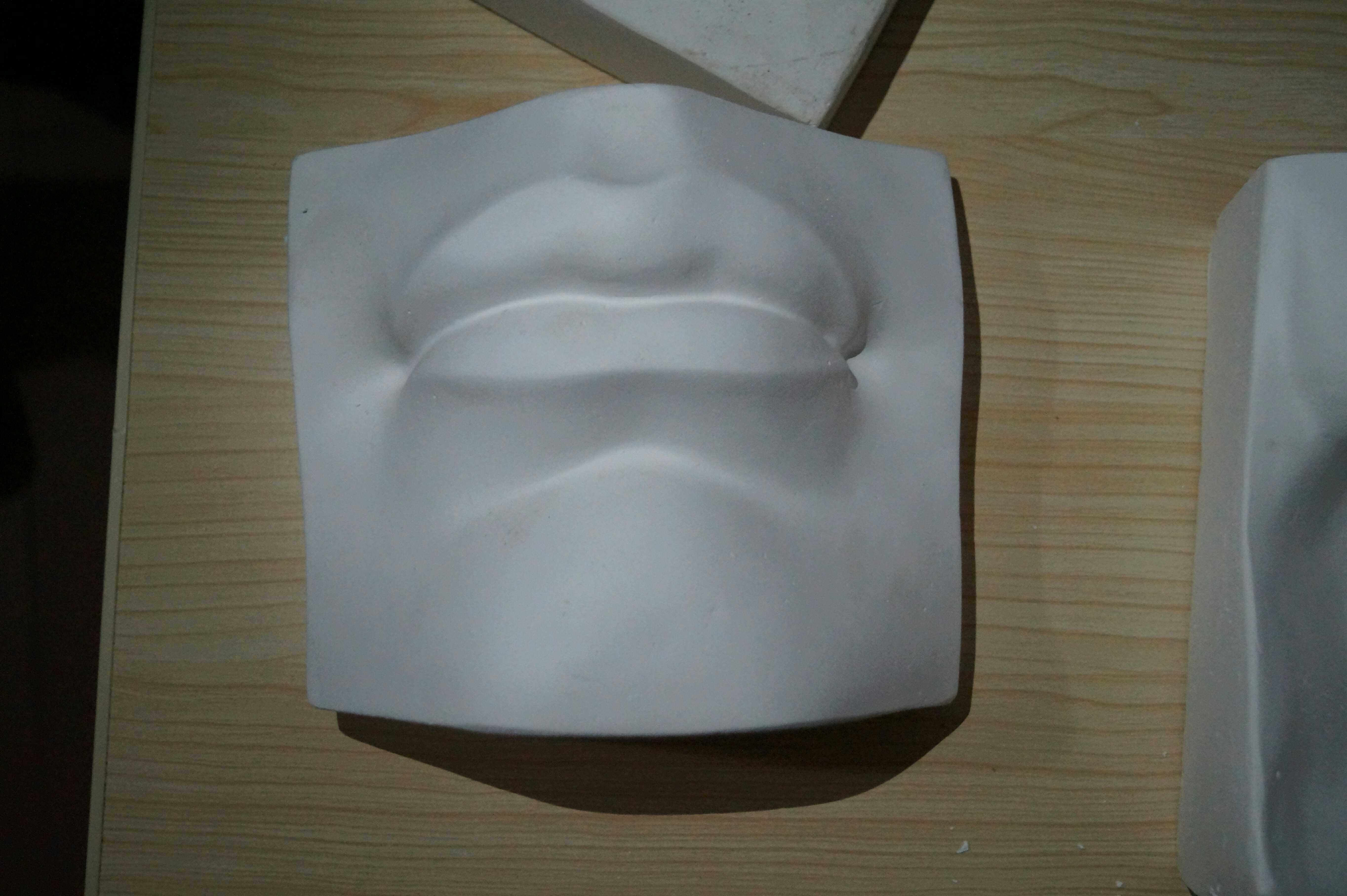 美术教学用品教具画材石膏五官耳鼻眼口套装石膏像