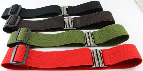 腰带可调调节松紧厘米宽腰弹力腰带