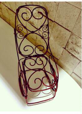 如何制作手工diy漆包线手编摇椅摆件自学视频其他特色工艺品