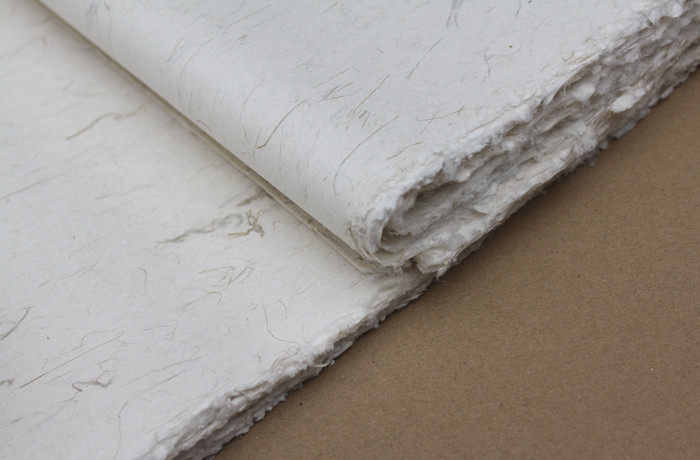 宣纸白毛边创作书法生宣毛边屏长纤维批发六尺毛边纸