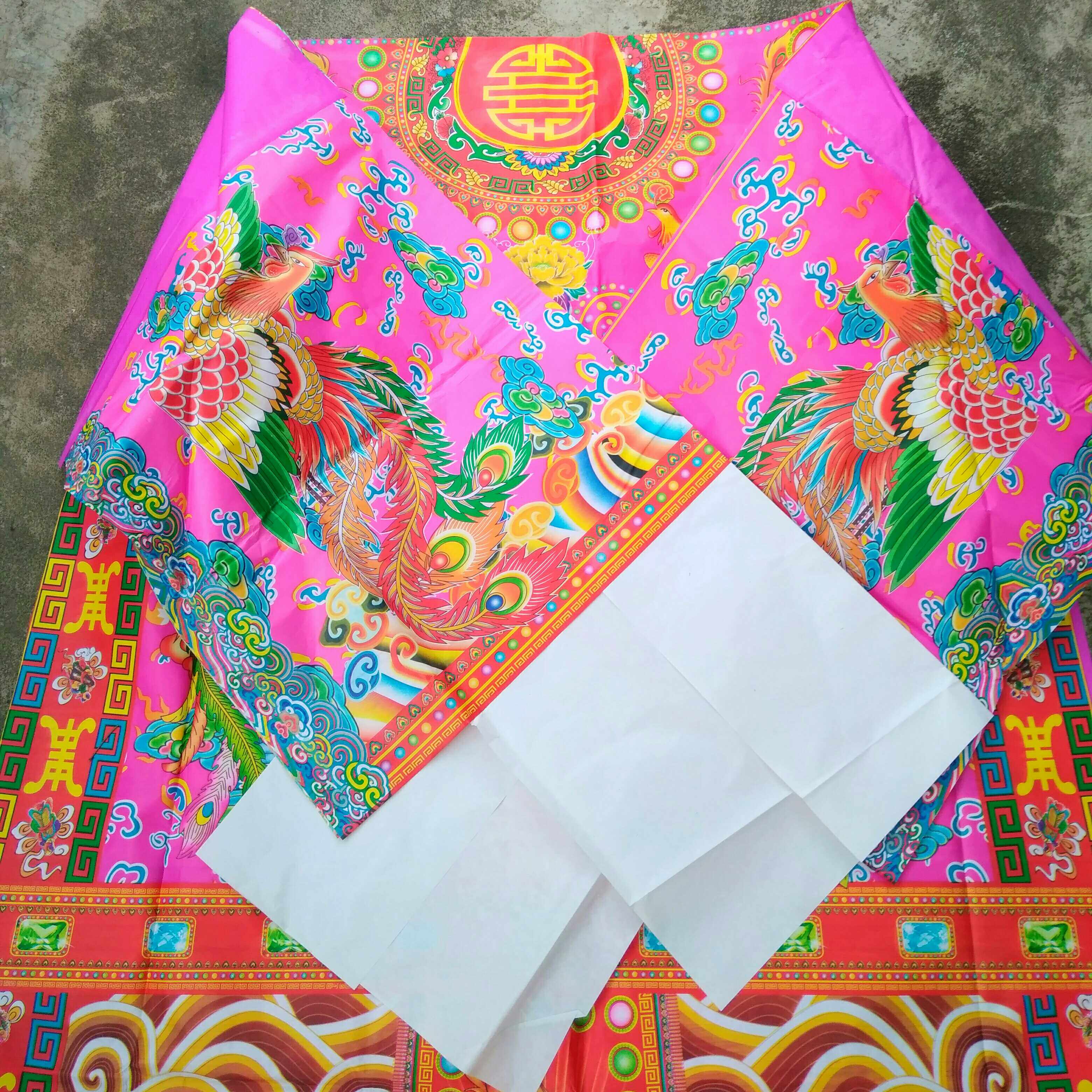 娘袍潮汕拜神手工用品神袍谢神纸袍诞辰夫人其他宗教工艺品