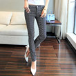 2022 Summer New Thousand Birds Children Pants Slim Slim Thin Wild High Waist Size Plaid Straight Pants Long Pants Tide 2022 Summer New Thousand Birds Children Pants Slim Slim Thin Wild High Waist Size Plaid Straight Pants Long Pants Tide