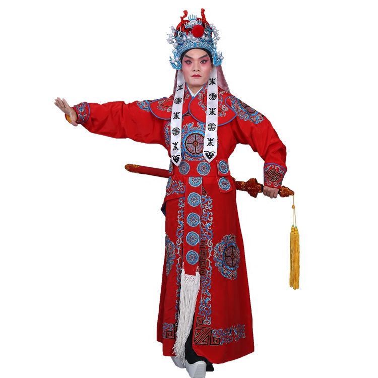 戏曲服装京剧越剧武生花剑花箭古装演出将军民族服装