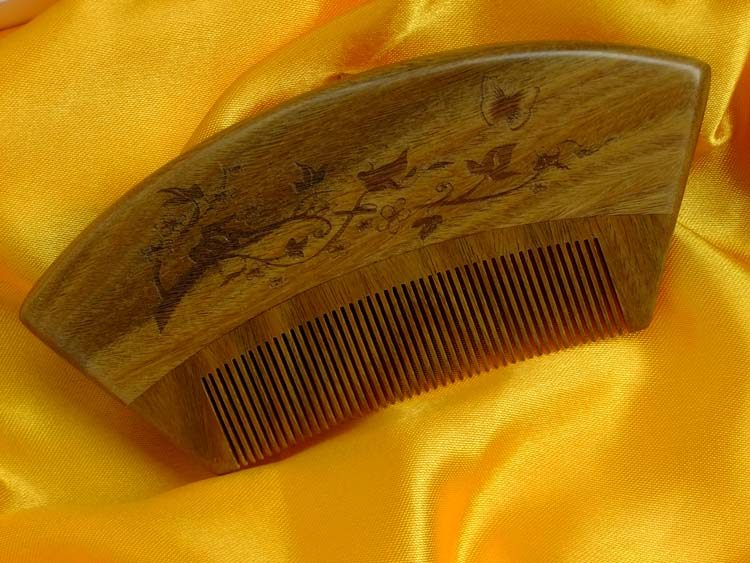 非遗常州白象梳篦精制天然檀木梳子个人清洁梳子