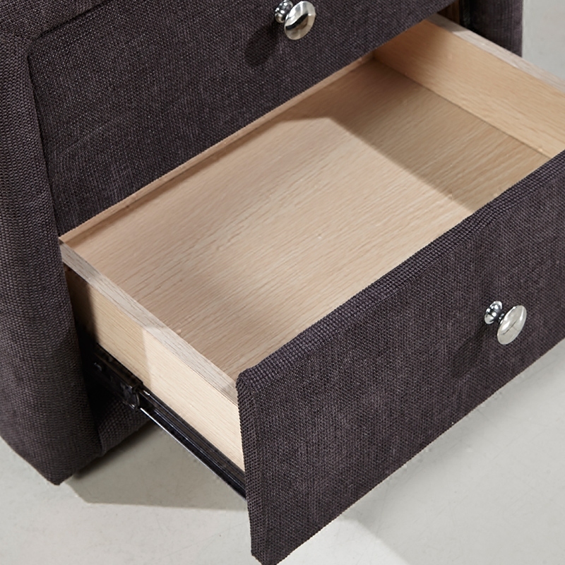 啊点生活品牌简约现代时尚经典布艺床头柜多色可选柜类床头柜