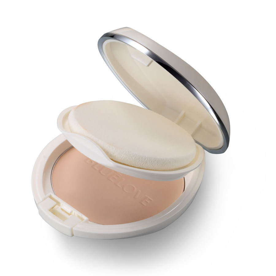 粉饼蓝色之恋通透柔和两用保湿透气遮瑕干粉定妆粉饼