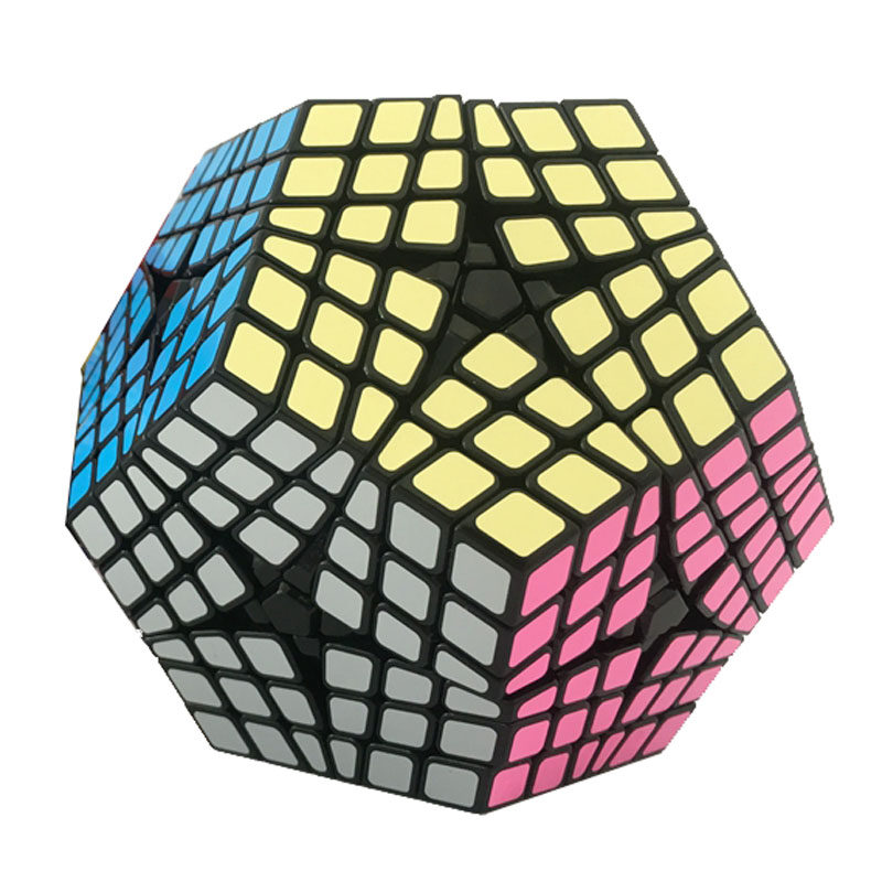 魔方圣手五星顺滑手感12色弹簧结构六阶异形魔方