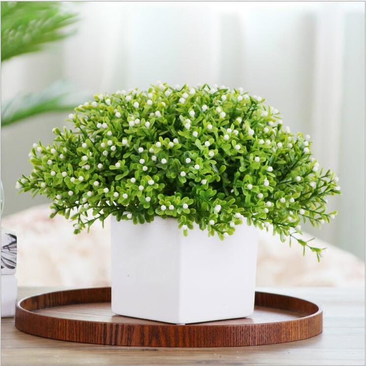 白色简约现代四方正方形陶瓷花瓶家居家居装饰装饰品花瓶