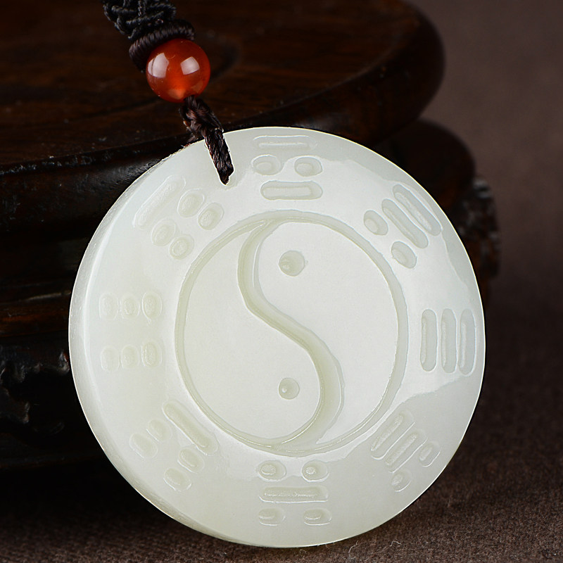 转运八卦时来运转太极天然玉石吊坠 优惠推荐