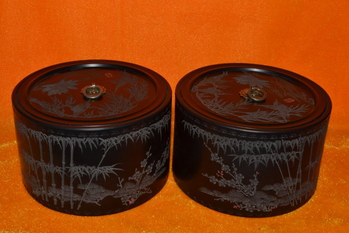 精品蟋蟀南盆大师沈世南蛐蛐黑天落盖一对苏州蟋蟀