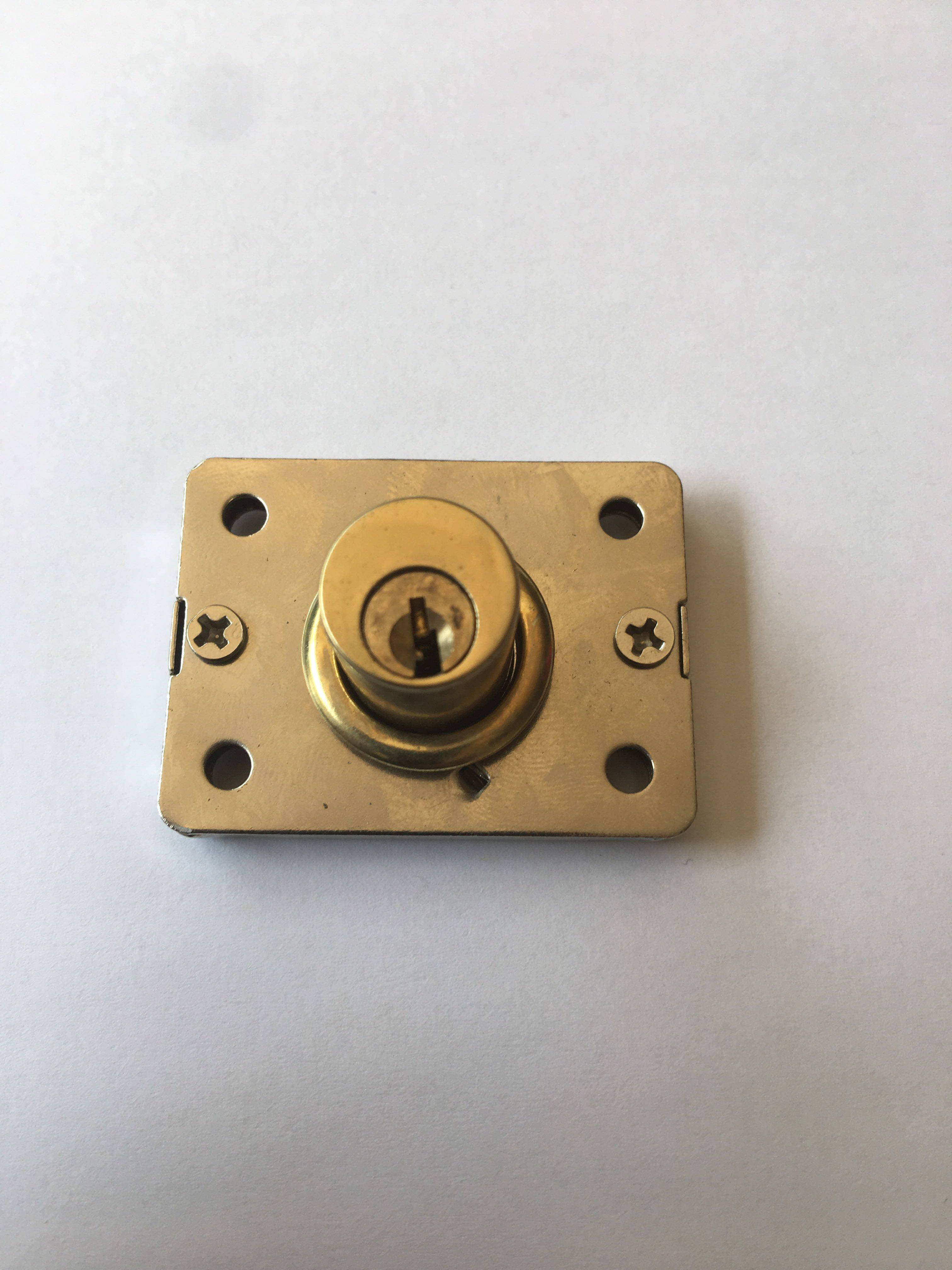 包邮抽屉信箱锁芯信报箱办公桌文件档案家具锁