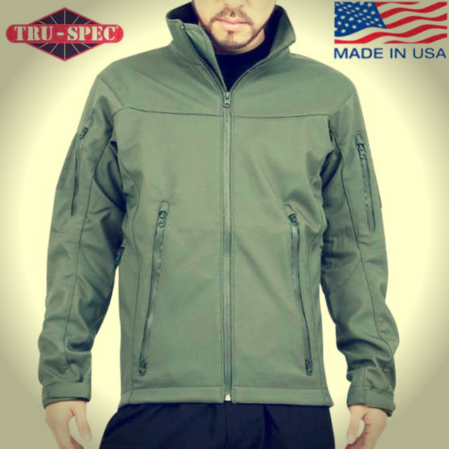 美国正品Tru-Spec  24-7 高端户外战术软壳冲锋衣 带绒 保暖防水