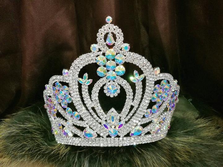 皇族发饰礼品颁奖模特头饰新娘结婚王冠皇冠王发饰