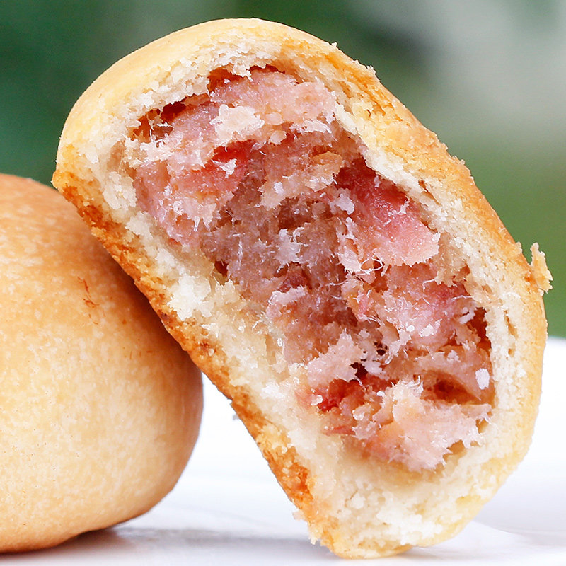 月饼火腿云南特产宣威小饼腿酥散装30gx20中秋月饼