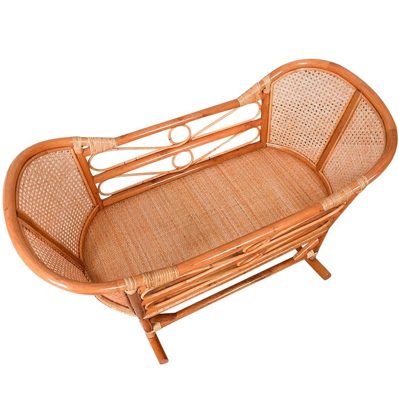 摇床摇篮藤编真藤椅宝宝婴儿摇摇床摇摇椅儿童摇篮