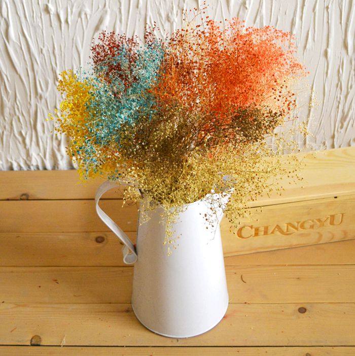 天然满天星百万迷你花束干花永生花拍摄道具建筑干花