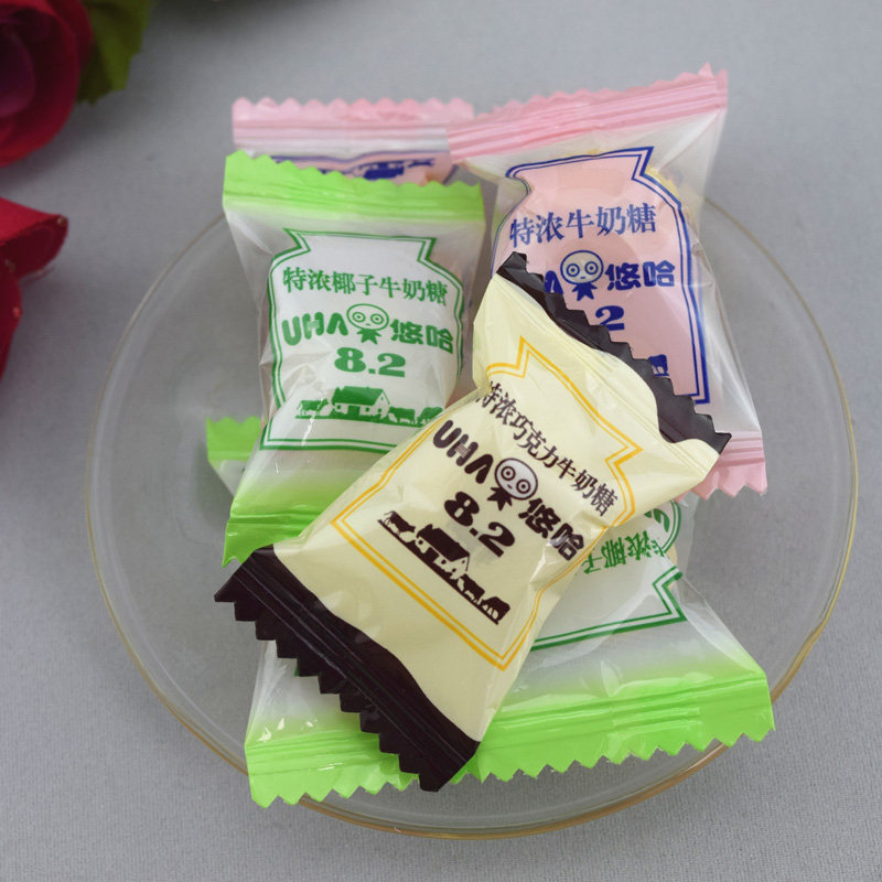 零食糖果uha哈特巧克力牛奶糖悠哈奶糖结婚散装传统糖果