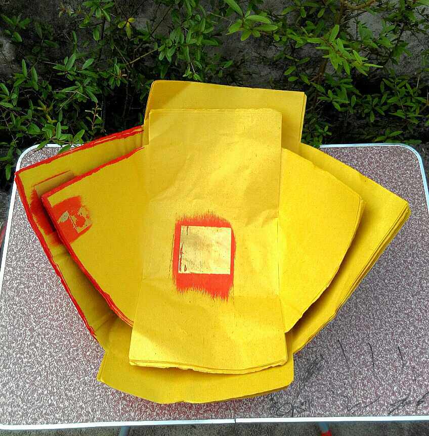 元宝潮汕时节用品大元老爷手工锡箔中号43个其他宗教工艺品