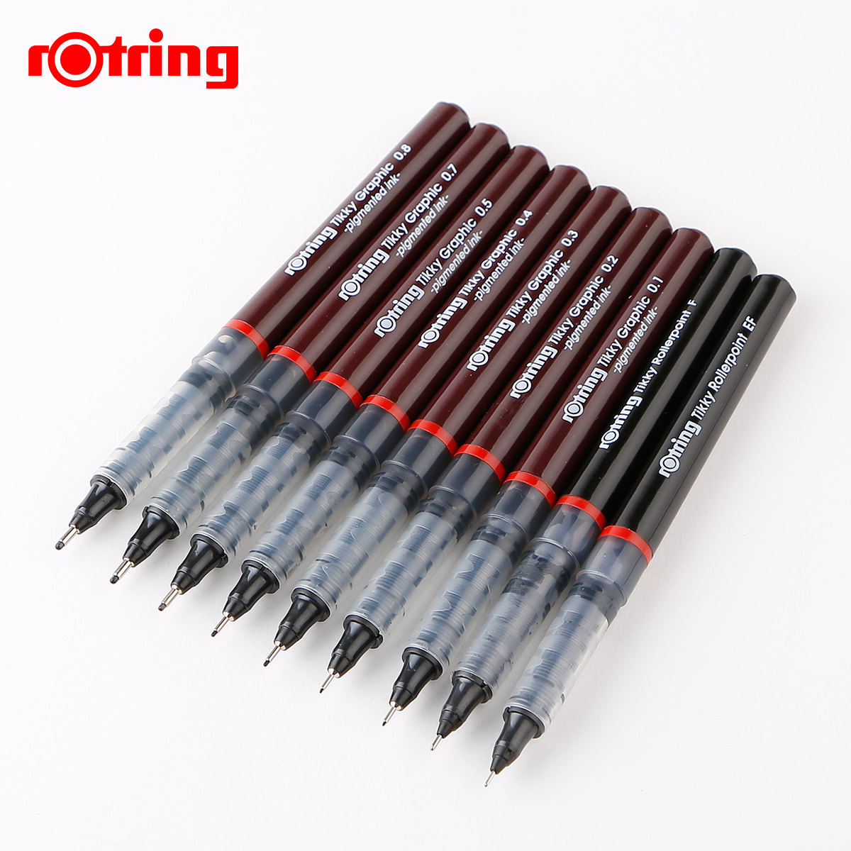 德国rotring 红环一次性针管笔 红环针管笔 红环绘图笔 勾线笔