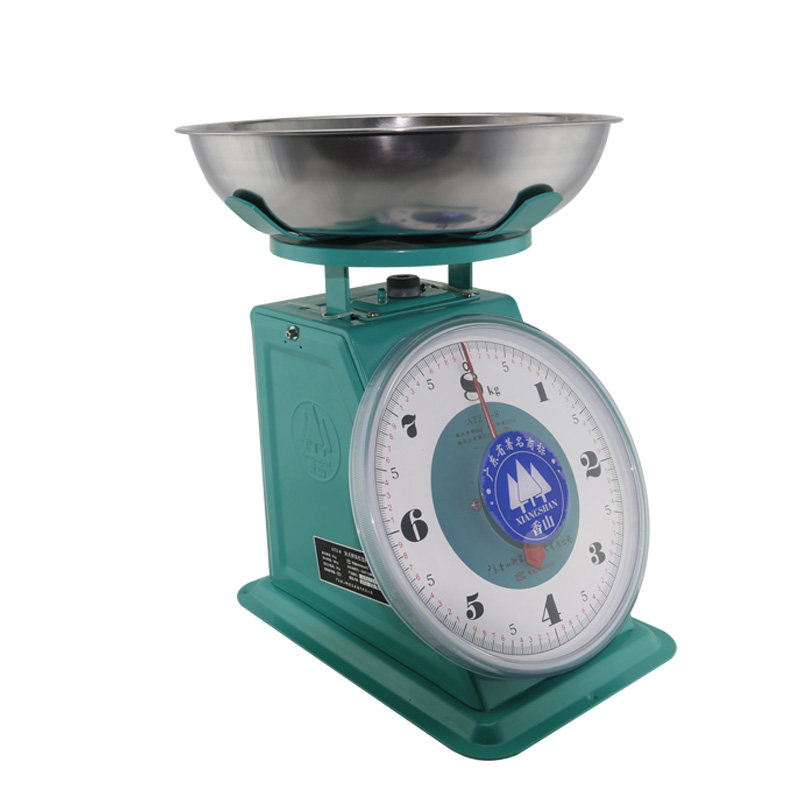 香山厨房秤超市称机械弹簧秤度盘8kg10kg指针盘秤台秤