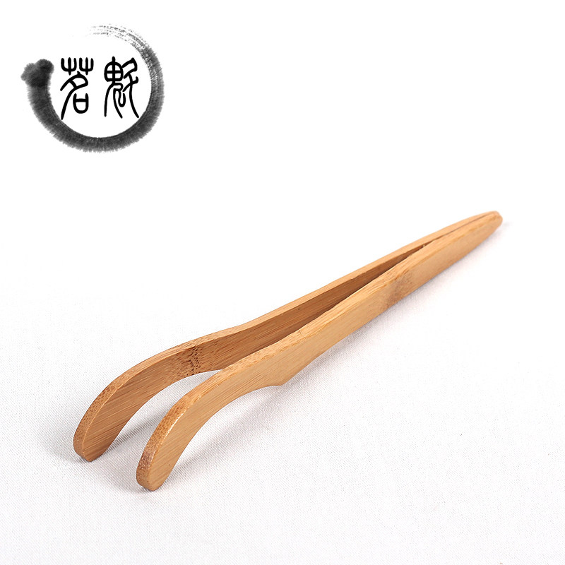 茶夹竹制功夫茶夹子木质镊子茶道茶具配件不绣茶道