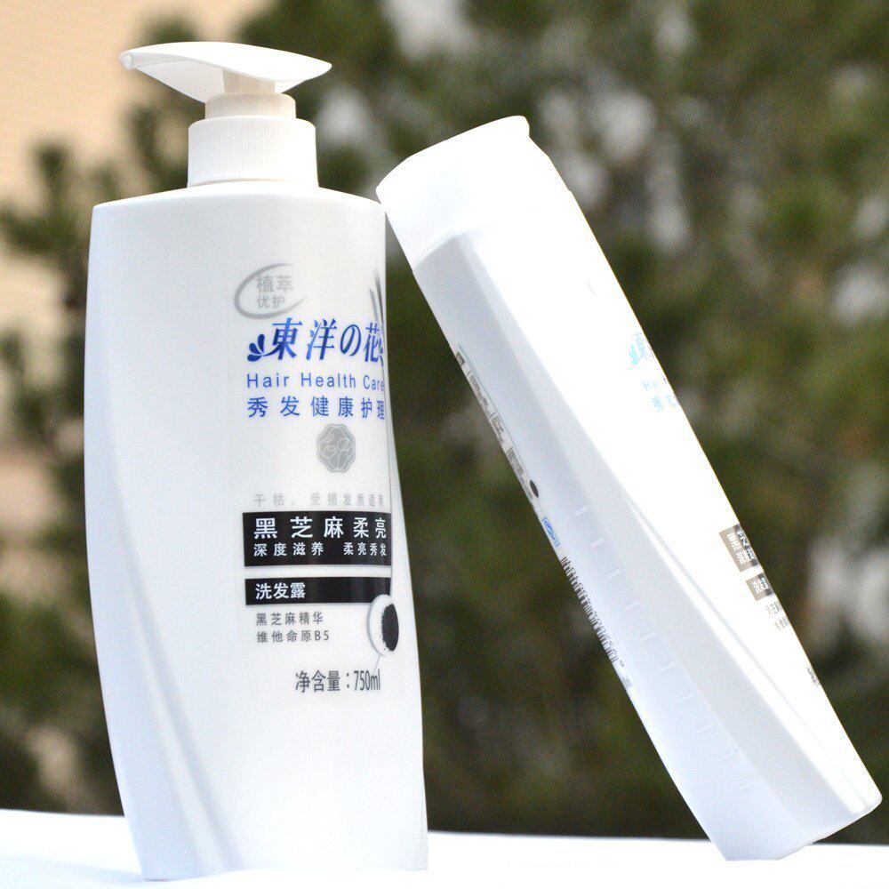东洋之花黑芝麻柔亮洗发露滋养修护滋润洗发水修复男女正品包邮