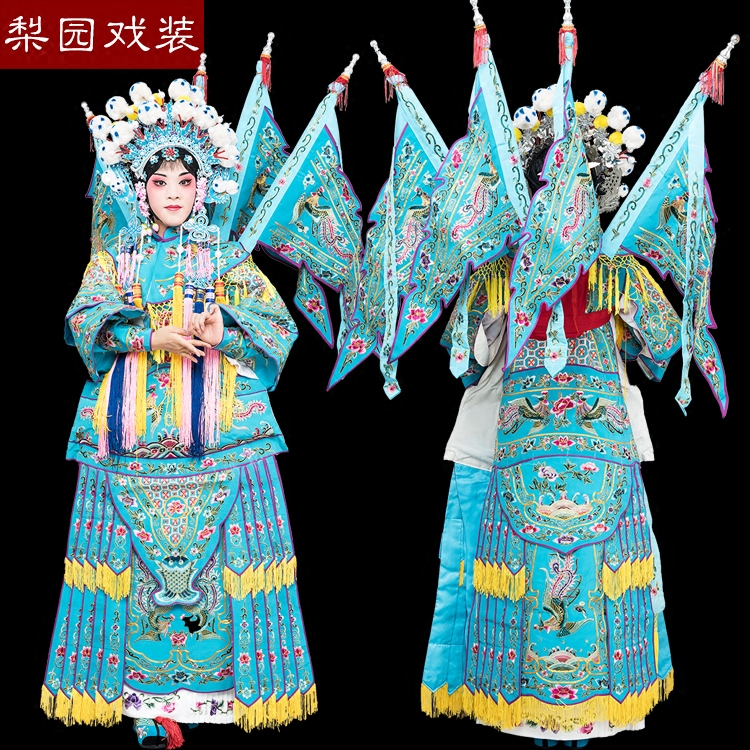 戏装京剧豫剧戏曲服装舞台演出武旦桂英戏服民族服装