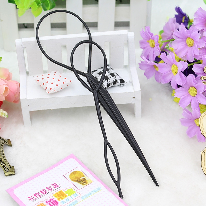 韩版花样儿童拉发针小孩编发美发工具盘发器穿发发饰