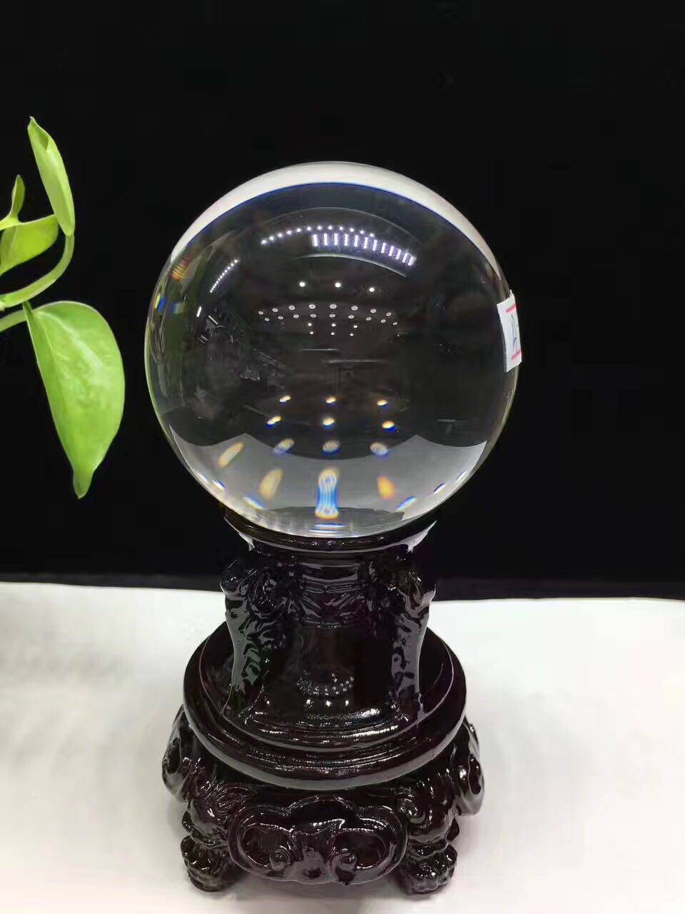 精品纯净体白水晶球天然招财转运风水摆件奇石摆件