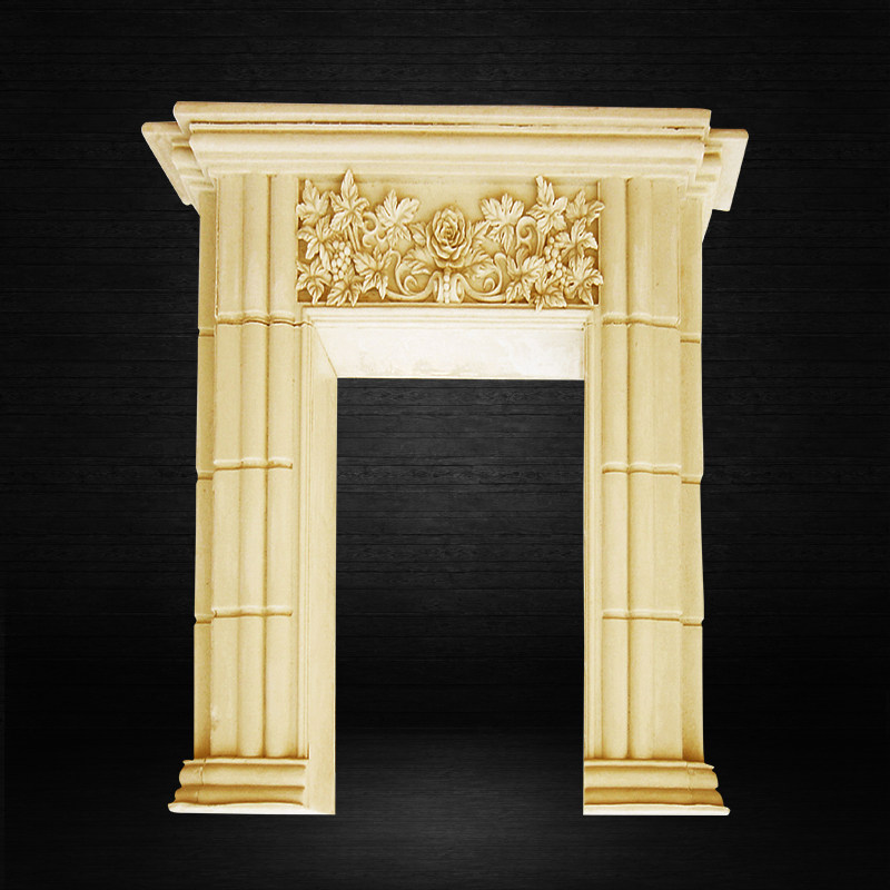 人造砂岩雕塑酒店别墅家居艺术雕花门套欧式砂岩雕刻