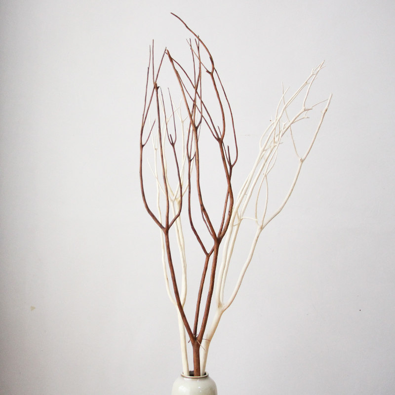 三叉木树花瓶配饰室内树枝自然枯枝干花客厅仿真花
