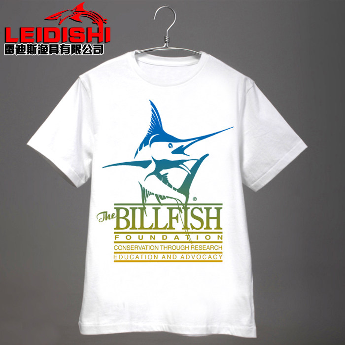 金枪鱼海钓恤衫短袖fishingclothing时尚户外钓鱼纯棉钓鱼服