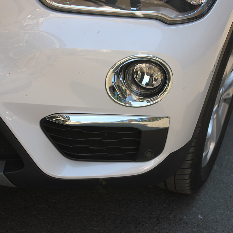 x1獠牙x1宝马1619款灯眉雾灯亮条前脸装饰汽车灯罩框