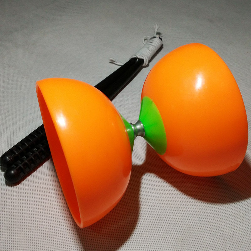 空竹慧博抗摔双头专卖儿童抖杆皮碗初学耐用空竹