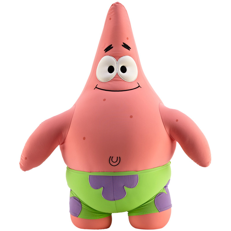 sheepet舒宠派大星海绵宝宝公仔毛绒抱枕泡沫粒子儿童玩具毛绒布艺类