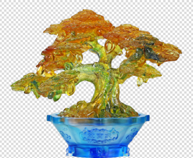 摇钱树摆件琉璃招财树开业招财聚宝朋友公司成立摆件