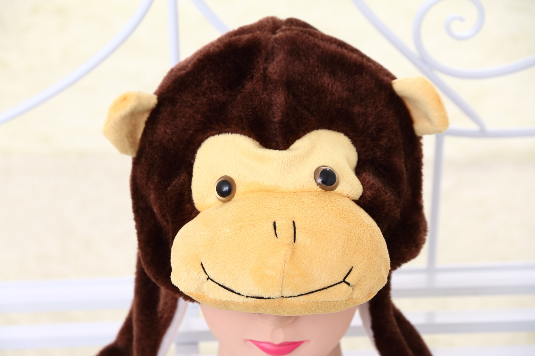 帽子咖啡色猴子短款卡通动物猩猩东方神厂家直销帽子