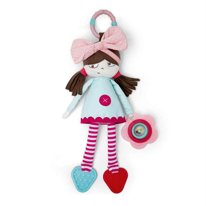 pollyragdoll波利布娃娃特别多功能安抚玩具带牙手偶