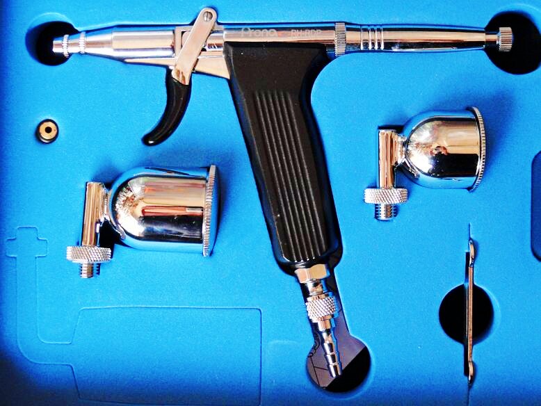 台湾原装prona宝丽宝丽美美术喷枪rhrdp外调喷画喷笔