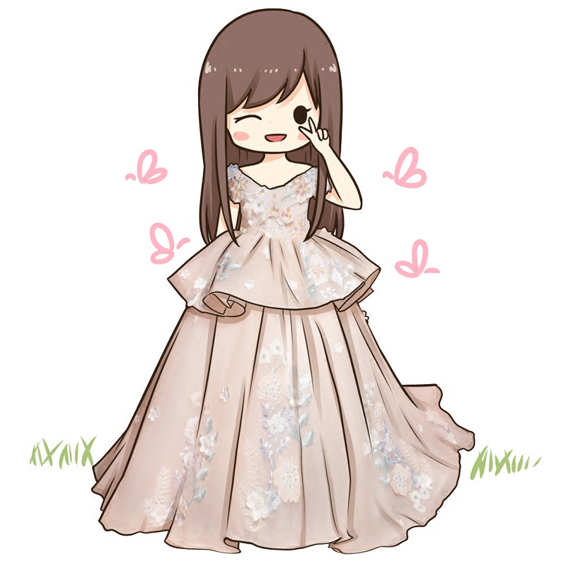 礼服儿童花童主持走秀生日服钢琴表演女童公主裙拖尾儿童礼服