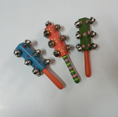 幼儿奥尔夫铃类乐器儿童彩绘十二亲子园铃棒其他音乐玩具