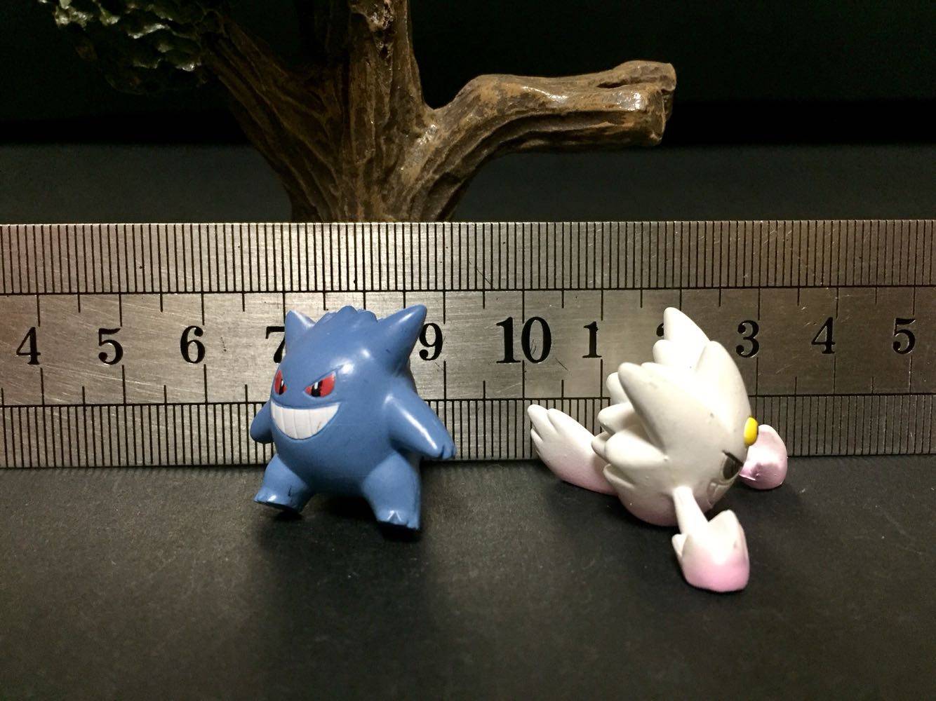 神奇宝贝宠物小精灵食玩mega白耿鬼小号23cm公仔场景树脂潮玩盲盒