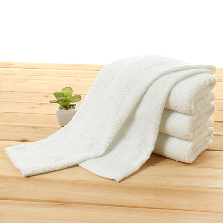 毛巾吸水加长白色纯棉加宽加大矿工擦汗无静电毛巾