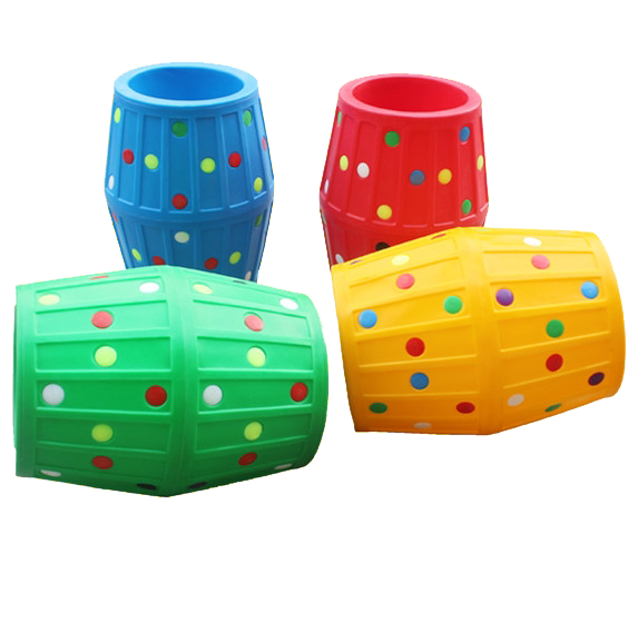 感统训练彩色训练器器材滚筒幼儿园游乐玩具钻洞感统训练器材