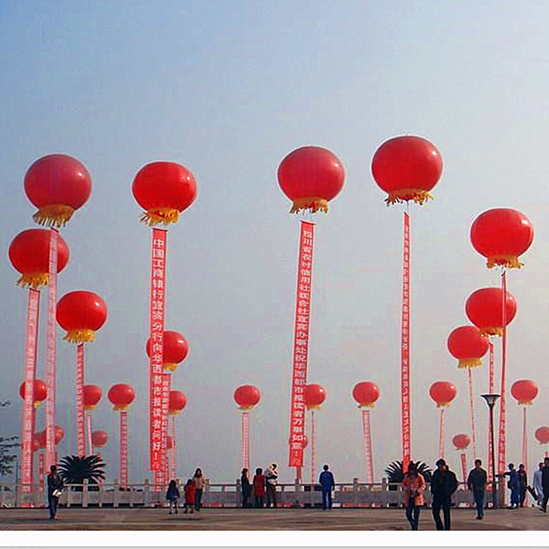 气球空飘庆典开业户外广告飘空婚庆充气灯笼球升拱门