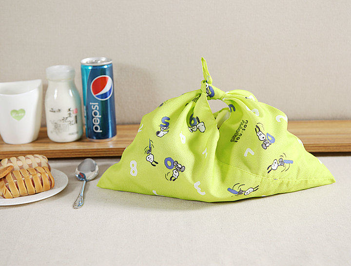 饭盒布袋隔味卫生布卫生包裹可爱史努比布饭盒便当饭盒袋