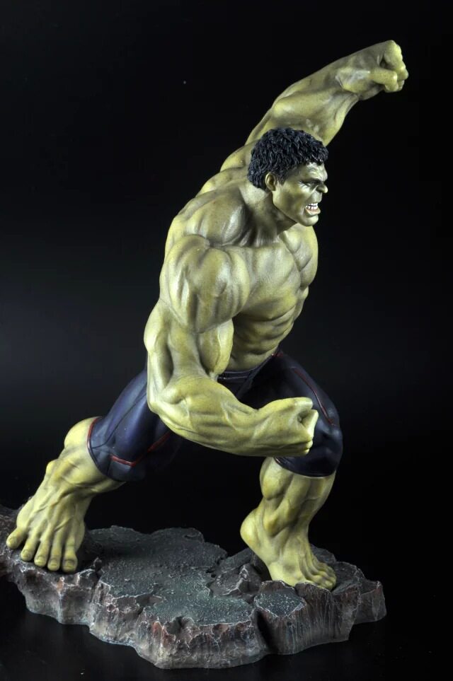 手办超值精美复仇者联盟12寸绿巨人浩克战斗盒装手办