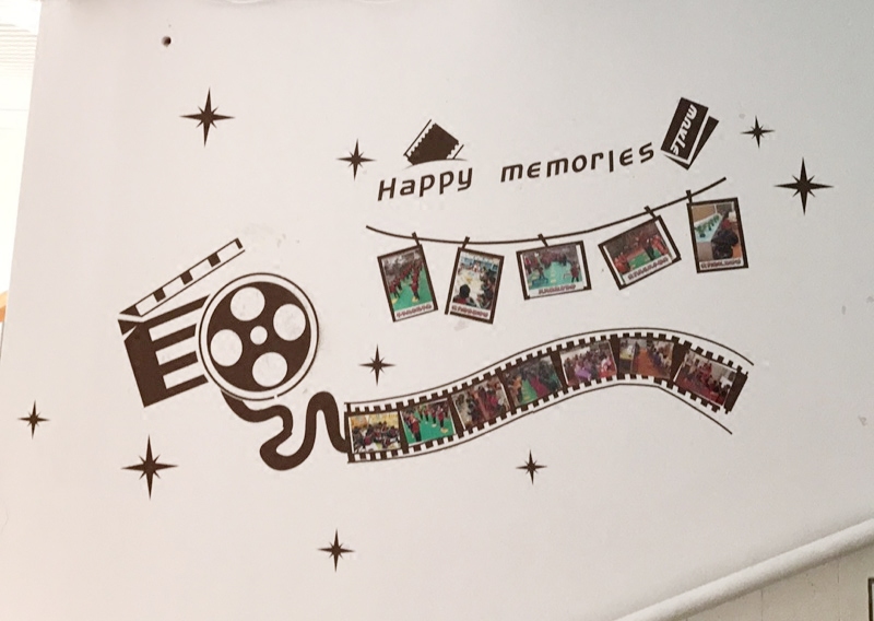 摄像机胶卷墙贴照片框贴怀旧家庭记忆贴纸办公室墙贴